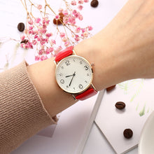 Load image into Gallery viewer, Luxury Leather Band Wrist Watch