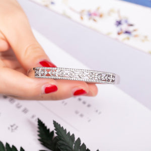 Simulated Diamond Bangle Bracelets