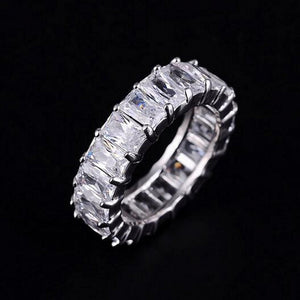 Simulated Diamond Stone Rings