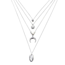 Load image into Gallery viewer, Multilayer Crystal Moon Pendants &amp; Necklaces