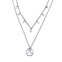 Load image into Gallery viewer, Multilayer Crystal Moon Pendants &amp; Necklaces