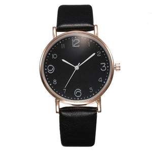 Luxury Leather Band Wrist Watch