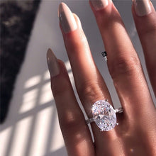 Load image into Gallery viewer, Luxury Cushion CZ Ring