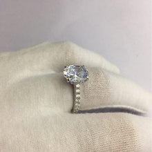 Load image into Gallery viewer, Luxury Cushion CZ Ring