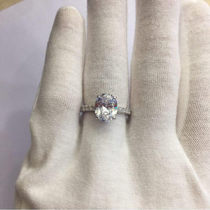 Luxury Cushion CZ Ring